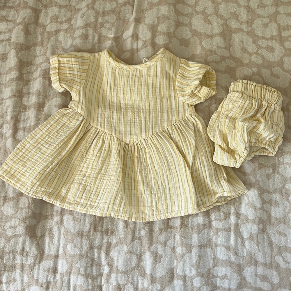 Quincy Mae Baby Dress with Bloomers